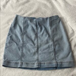 Wild Fable Denim Mini Skirt in Blue